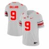 Ohio State Buckeyes Jayden Ballard Jersey #9 College Football Game Gray