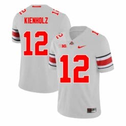 Ohio State Buckeyes Lincoln Kienholz Jersey #12 College Football Game Gray
