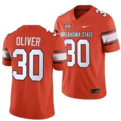 Oklahoma State Cowboys Collin Oliver Jersey #30 College Football 2023 Game Orange