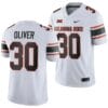 Oklahoma State Cowboys Collin Oliver Jersey #30 College Football 2023 Game White