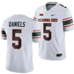 Oklahoma State Cowboys Kendal Daniels Jersey #5 College Football 2023 Game White