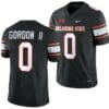 Oklahoma State Cowboys Ollie Gordon II Jersey #0 College Football 2023 Game Black