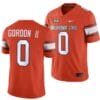 Oklahoma State Cowboys Ollie Gordon II Jersey #0 College Football 2023 Game Orange