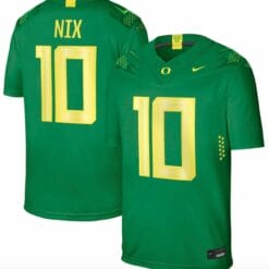Oregon Ducks Bo Nix Jersey #10 College Football Green