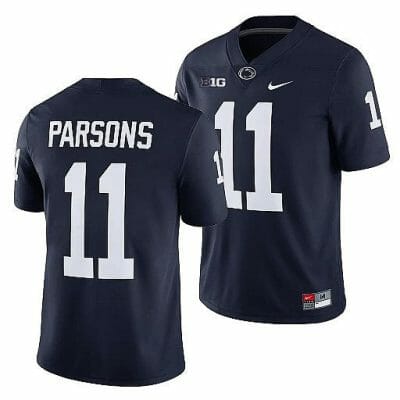 Penn State Micah Parsons Jersey #11 College Football Game Navy With Name