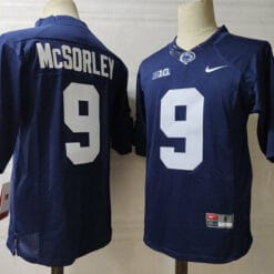 Penn State Trace McSorley Jersey #9 College Football Game Navy With Name