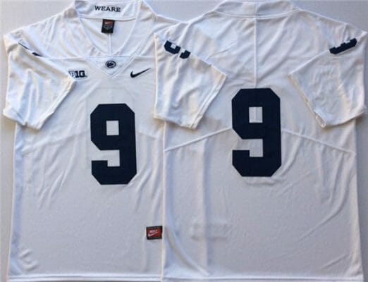 Penn State Trace McSorley Jersey #9 College Football Game White No Name