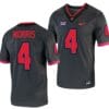 TCU Horned Frogs Chandler Morris Jersey Alternate College Football Grey Replica #4