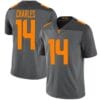 Tennessee Volunteers Christian Charles Jersey #14 College Football Gray