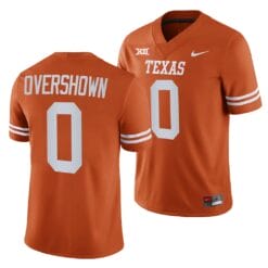 Texas Longhorns DeMarvion Overshown Jersey #0 College Football Orange
