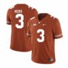 Texas Longhorns Jordan Hicks Jersey #3 College Football Orange