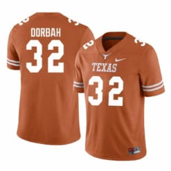 Texas Longhorns Prince Dorbah Jersey #32 College Football Orange