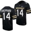 Vanderbilt Commodores Will Sheppard Jersey Home College Football Black #14