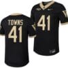 Wake Forest Demon Deacons Will Towns Jersey Home College Football Replica Black #41