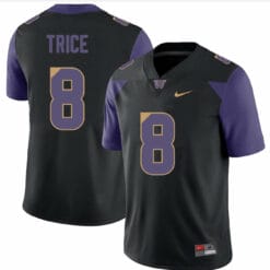 Washington Huskies Bralen Trice Jersey #8 College Football Premier Black