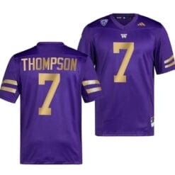 Washington Huskies Shaq Thompson Jersey #7 College Football Premier Purple