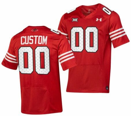 Custom Texas Tech Jersey Name and Number College Football Throwback Stitched Red