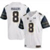 Cal Bears Aaron Rodgers Jersey #8 College Football 2023 Stitched White