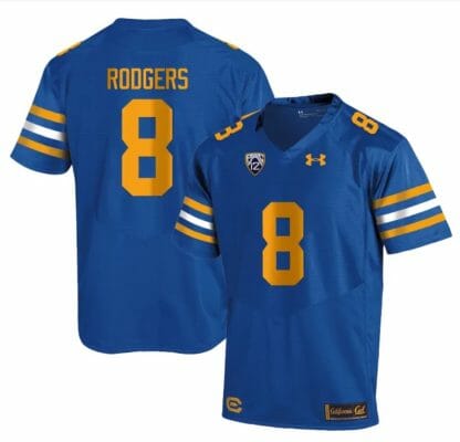 Cal Bears Aaron Rodgers Jersey #8 College Football 2023 Stitched Royal