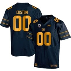 Custom California Golden Bears Jersey Name and Number College Football 2023 Stitched Navy
