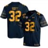 Cal Bears Daniel Scott Jersey #32 College Football 2023 Stitched Navy