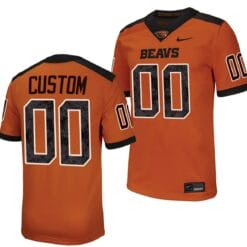 Custom Oregon State Jersey Name and Number College Football Stitched Orange