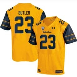 Cal Bears Dejuan Butler Jersey #23 College Football 2023 Stitched Gold
