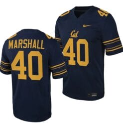 California Golden Bears Ben Marshall Jersey #40 College Football Game 2023 Black