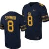 California Golden Bears Jackson Sirmon Jersey #8 College Football Game 2023 Black