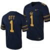 California Golden Bears Jaydn Ott Jersey #1 College Football Game 2023 Black