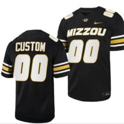 Custom Missouri Tigers Jersey Name and Number NCAA College Football 2023 Black