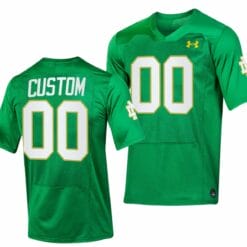 Custom Notre Dame Jersey Name and Number Replica College Football 2023 Green