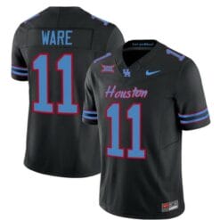 Houston Cougars Oilers Andre Ware Jersey #11 Inspired Vapor College Football 2023 All Stitched Black