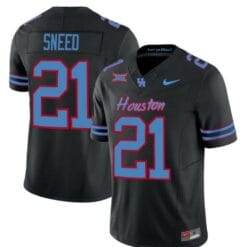 Houston Cougars Oilers Stacy Sneed Jersey #21 Inspired Vapor College Football 2023 All Stitched Black