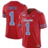 Houston Cougars 2023 Oilers Donovan Smith Jersey #1 Inspired Vapor College Football All Stitched Red