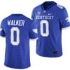 Kentucky Wildcats Deone Walker Jersey #0 College Football Game 2023 Blue