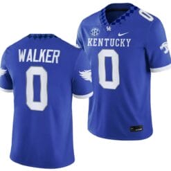 Kentucky Wildcats Deone Walker Jersey #0 College Football Game 2023 Blue