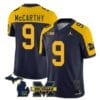 Michigan Wolverines JJ McCarthy Jersey Special #9 College Football 2023 Stitched Navy Alternate