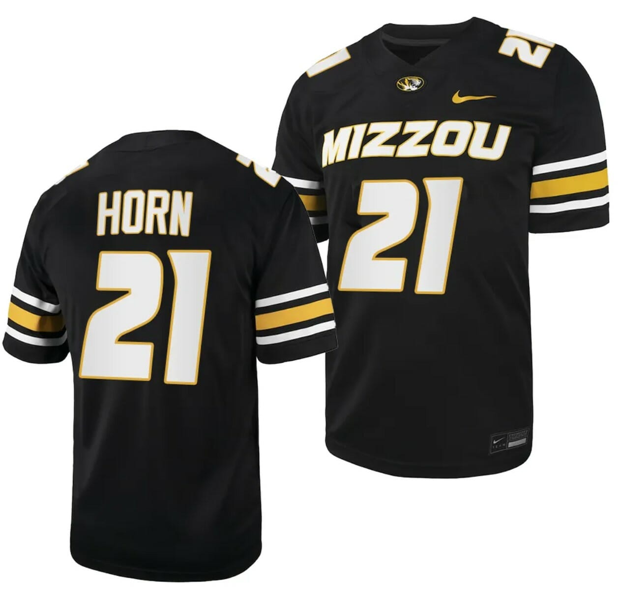 Missouri Tigers #21 Sam Horn Jersey NCAA College Football 2023 Black