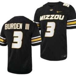 Missouri Tigers #3 Luther Burden Jersey NCAA College Football 2023 Black