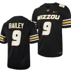 Missouri Tigers #9 Chad Bailey Jersey NCAA College Football 2023 Black