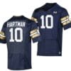 Notre Dame Fighting Irish #10 Sam Hartman Jersey College Football Shamrock Series Navy