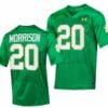 Notre Dame Fighting Irish Benjamin Morrison Jersey #20 Replica College Football 2023 Green