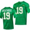 Notre Dame Fighting Irish Jaden Greathouse Jersey #19 Replica College Football 2023 Green