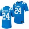 Ole Miss Rebels Ulysses Bentley IV Jersey #24 Untouchable College Football 2023 Powder Blue