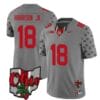 Ohio State Buckeyes Marvin Harrison Jr Jersey #18 College Football Stitched Alternate 2023 Gray