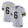 Ohio State Buckeyes Kyle McCord Jersey #6 College Football Stitched Gray Gold