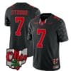 Ohio State Buckeyes CJ Stroud Jersey #7 College Football Stitched Alternate 2023 Black Limited