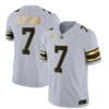 Ohio State Buckeyes CJ Stroud Jersey #7 College Football Stitched Gray Gold