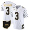 Ohio State Buckeyes Miyan Williams Jersey #3 College Football Stitched Alternate White Gold